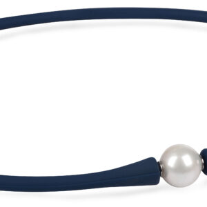 JwL Luxury Pearls Tmavě modrý sportovní perlový náhrdelník modrý JL0343