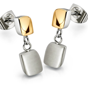 Boccia Titanium Bicolor titanové náušnice 05014-02