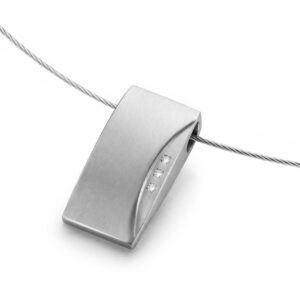 Boccia Titanium Titanový přívěsek s brilianty 0793-02