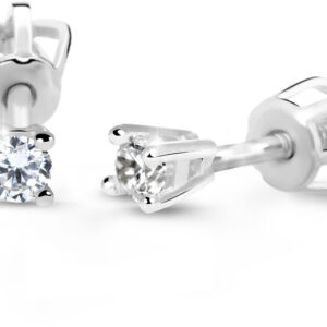 Cutie Diamonds Minimalistické náušnice pecky z bílého zlata s brilianty DZ60129-30-00-X-2