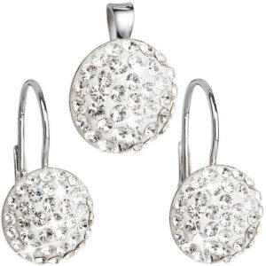 Evolution Group - Pavona Třpytivá sada šperků s krystaly Swarovski 39086.1 (náušnice