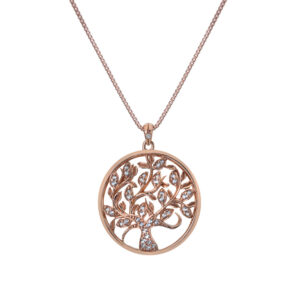 Hot Diamonds Bronzový náhrdelník Strom života Hot Diamonds Nurture DP865 (řetízek