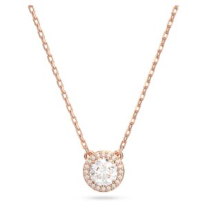 Swarovski Oslnivý bronzový náhrdelník se Swarovski krystalem Constella 5636272