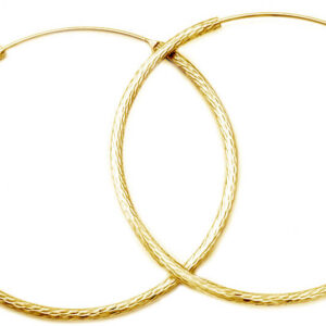 Beneto Luxusní pozlacené náušnice kruhy ze stříbra AGUC1240/N-GOLD 5