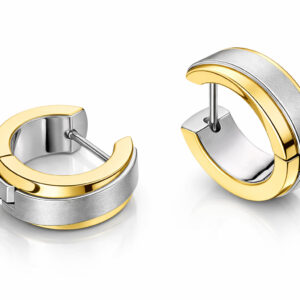 Boccia Titanium Pozlacené titanové náušnice 0560-02