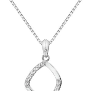 Hot Diamonds Stříbrný náhrdelník s diamantem Behold DP782 (řetízek