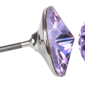 Levien Jemné peckové náušnice Rivoli Violet